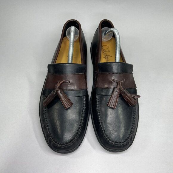 Cole Haan Men\'s Size 9 Black & Brown Leather Tassel Loafers‎ main image 7
